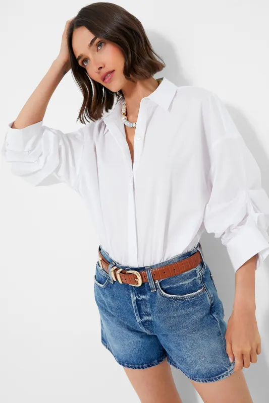 White Traverse Bodysuit sold by Tuckernuck