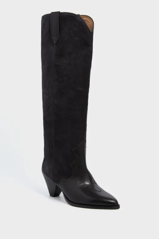 Black Liela Boot made by Isabel Marant