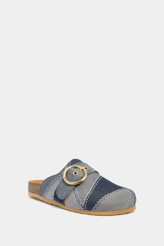 Blue Joei Slides sold by Tuckernuck