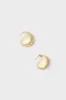 High Polish Gold Nouveaux Puff Earrings sold by Tuckernuck