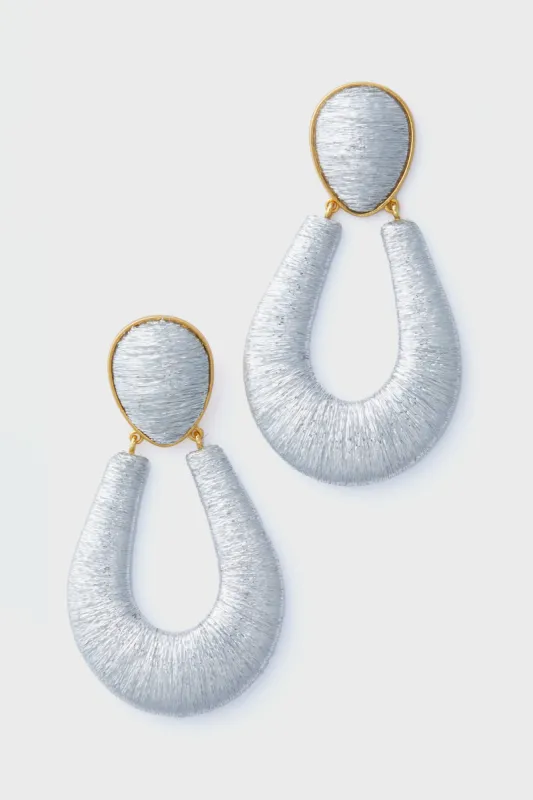 Silver Woven Indra Earrings sold by Tuckernuck