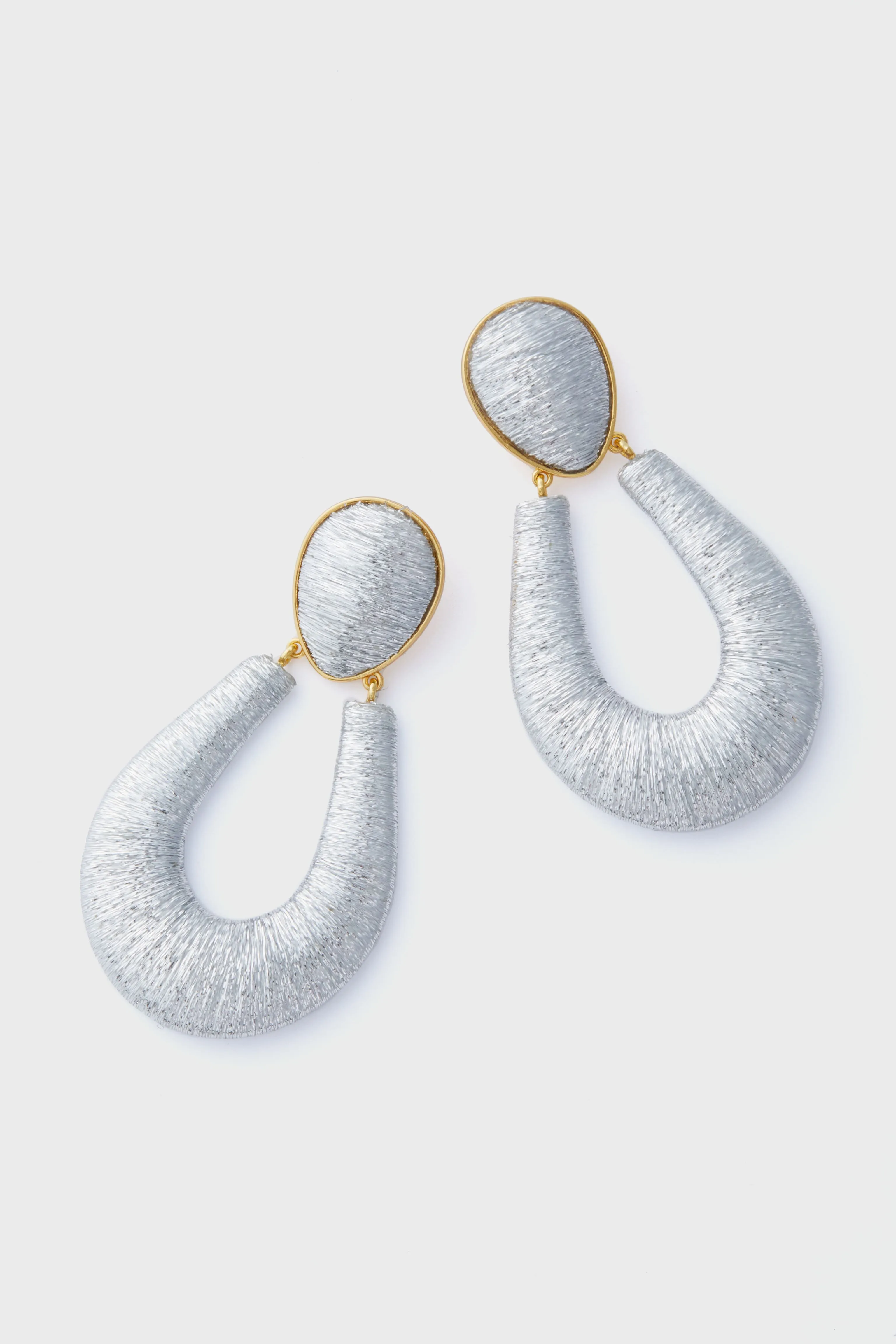 Silver Woven Indra Earrings sold by Tuckernuck product image thumbnail 4