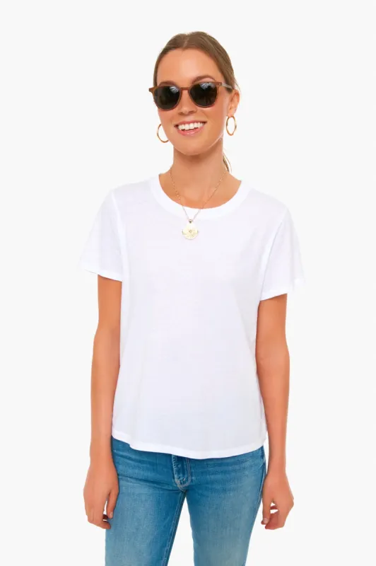 White Organic Classic Crew Tee sold by Tuckernuck