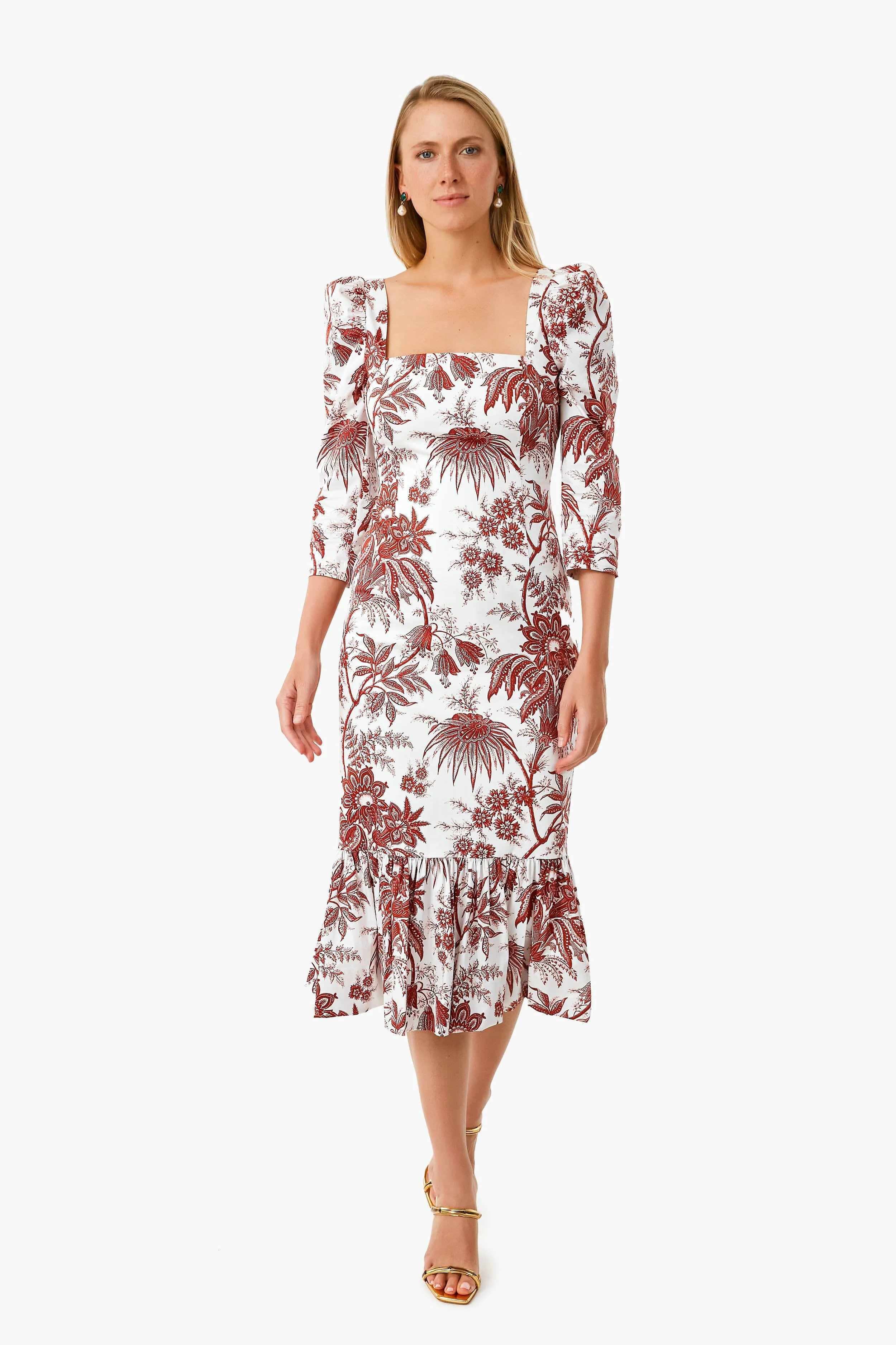 Emerald Tunis Pearl Drop Earrings sold by Tuckernuck product image thumbnail 3