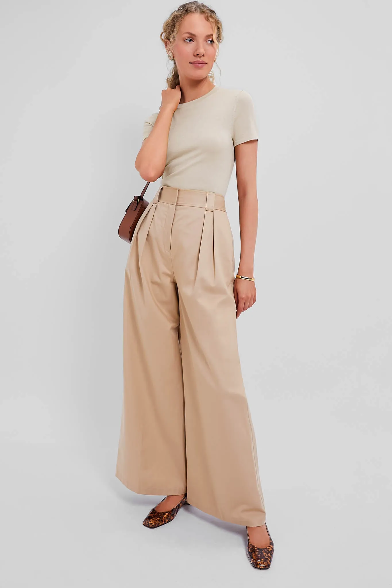 Sandstone Cashmere Silk Blend Katie Tee sold by Tuckernuck product image thumbnail 2