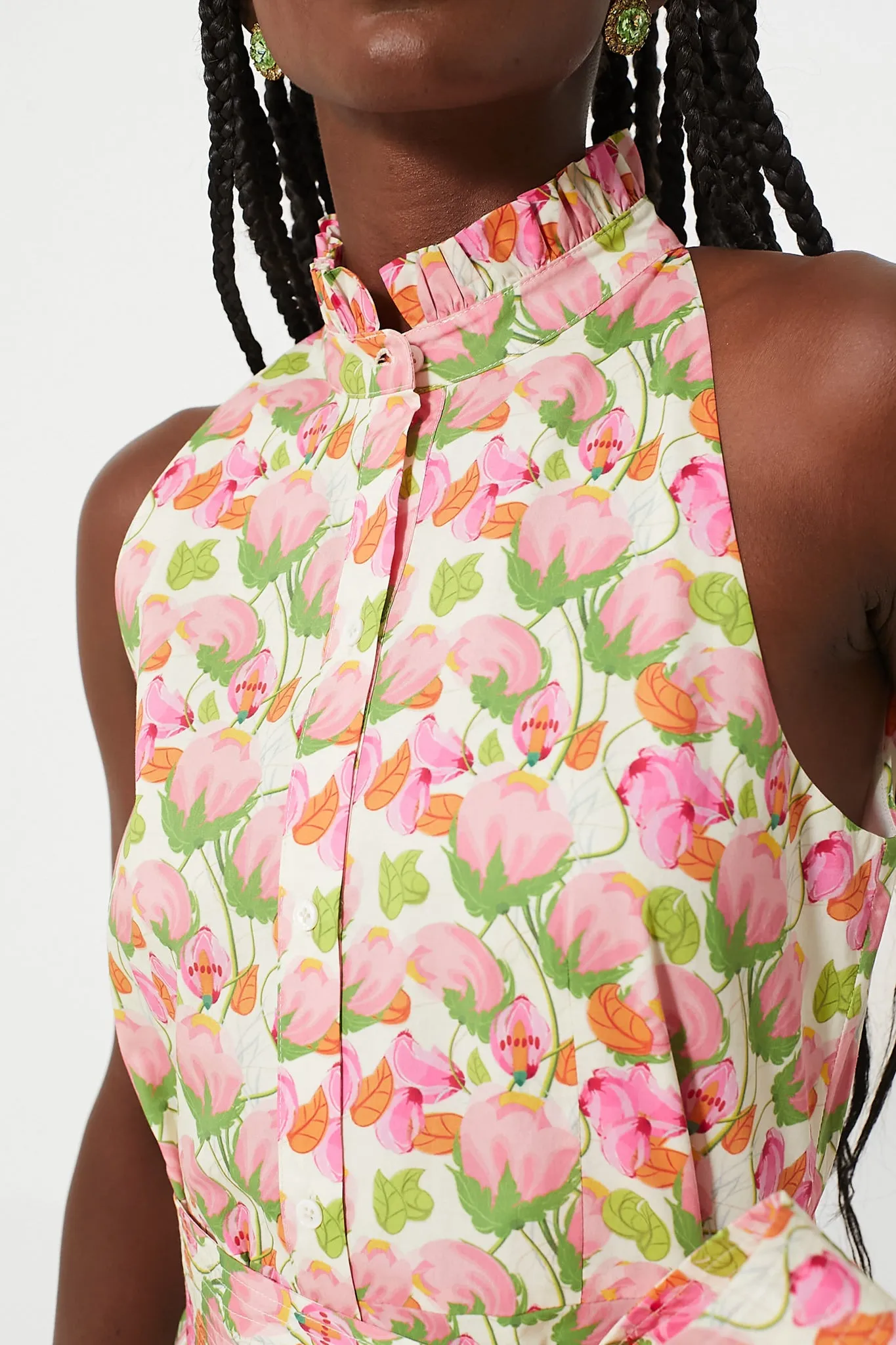 Pink Tulip Floral Tess Maxi Dress sold by Tuckernuck product image thumbnail 4