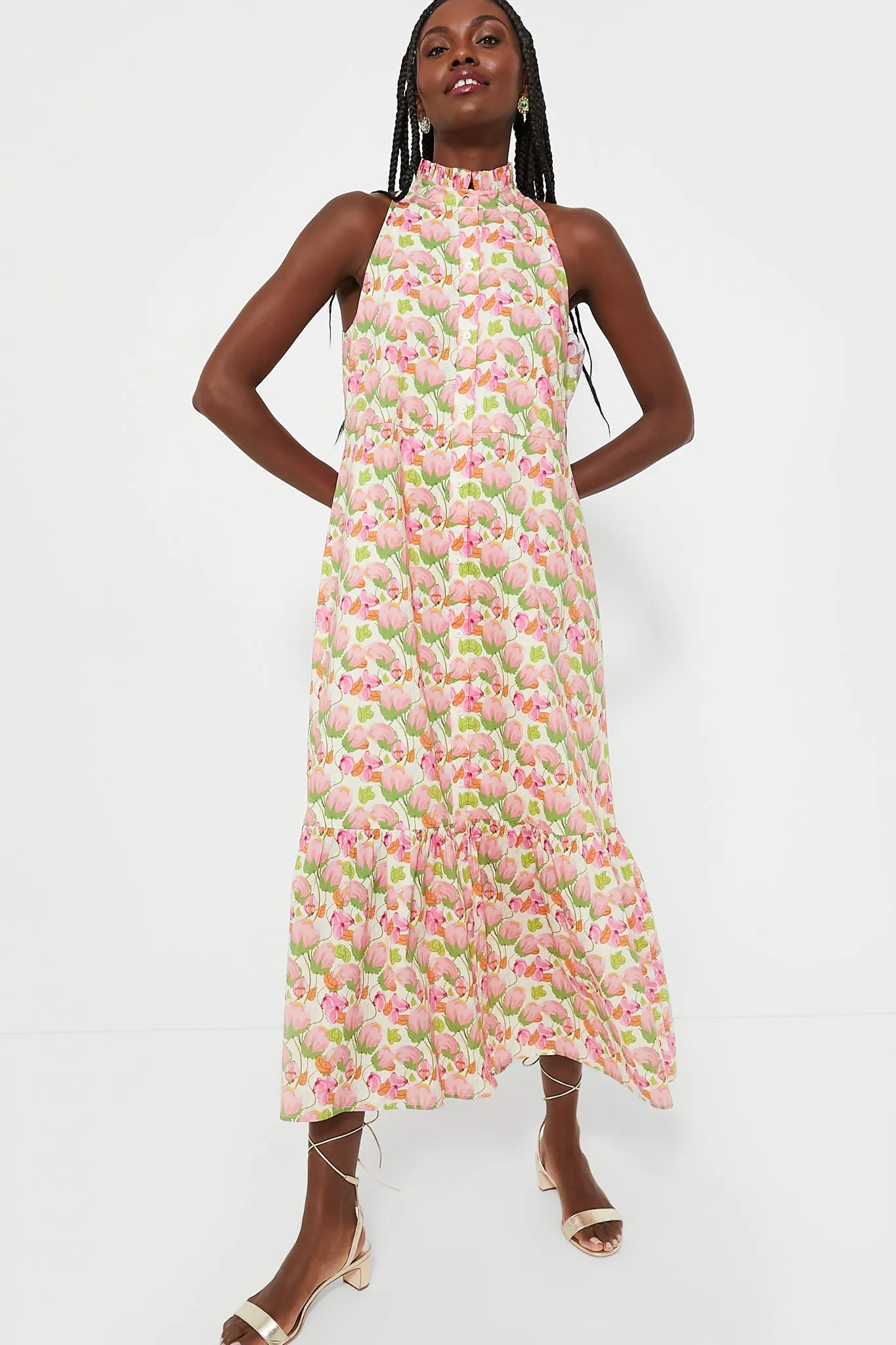 Pink Tulip Floral Tess Maxi Dress sold by Tuckernuck product image thumbnail 3