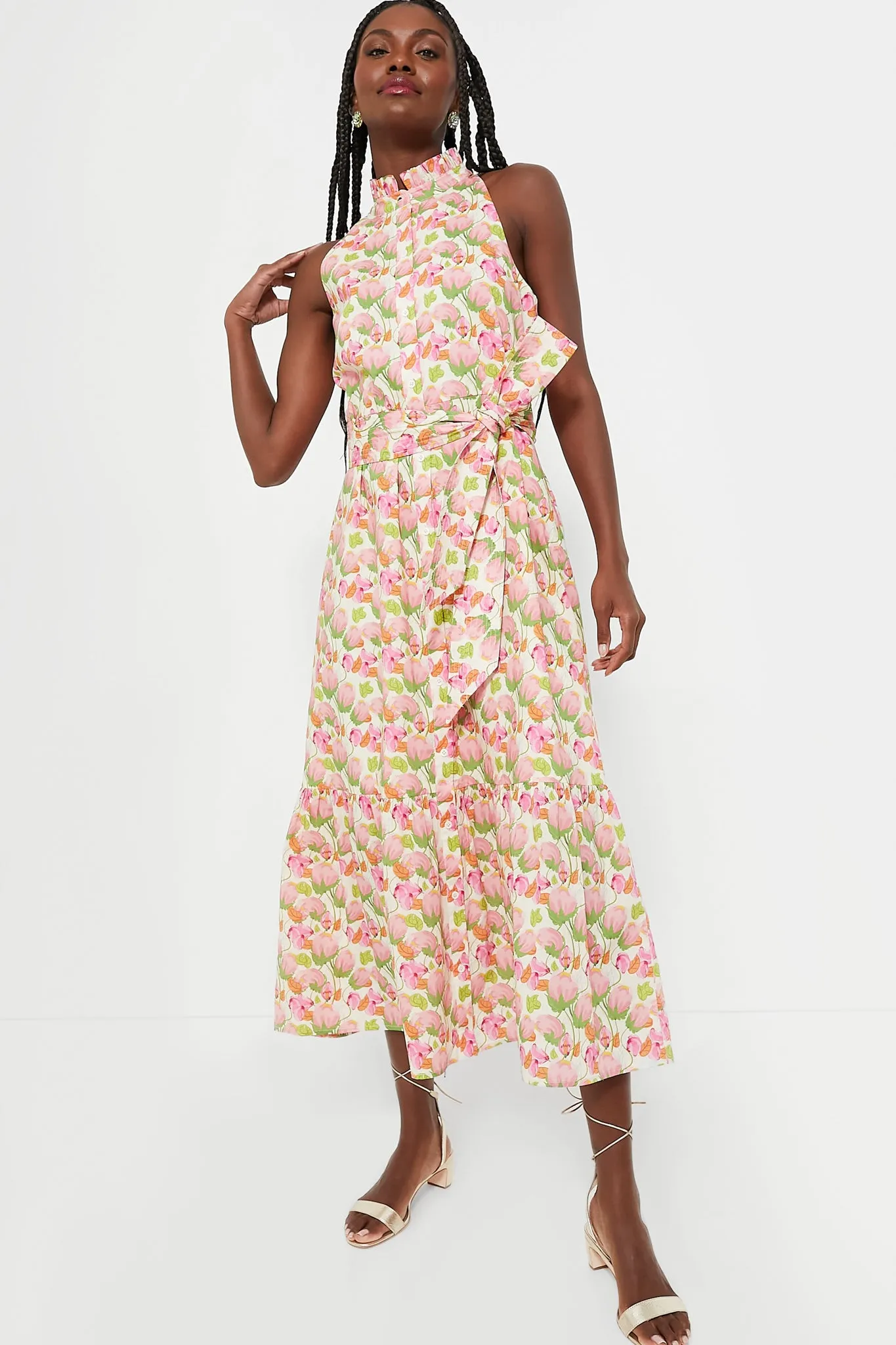 Pink Tulip Floral Tess Maxi Dress sold by Tuckernuck product image thumbnail 5