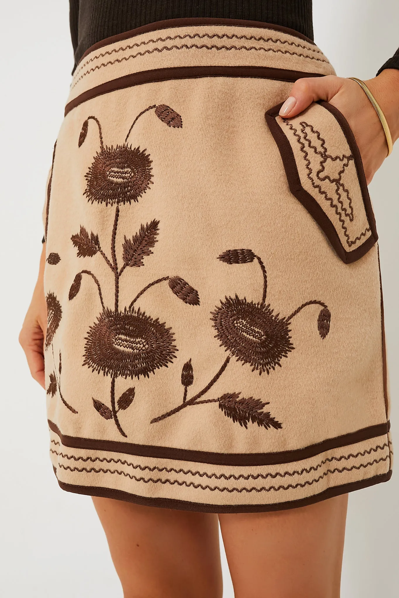 Cream Trudy Skirt sold by Tuckernuck product image thumbnail 5