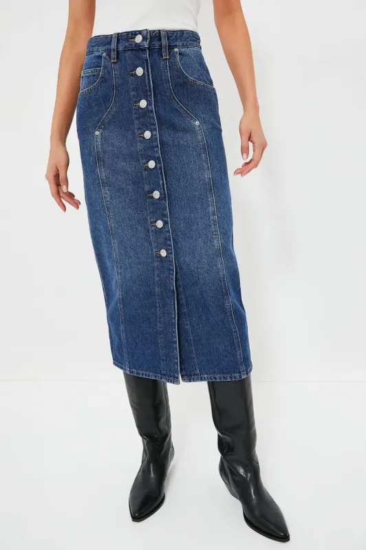 Blue Vandy Skirt sold by Tuckernuck