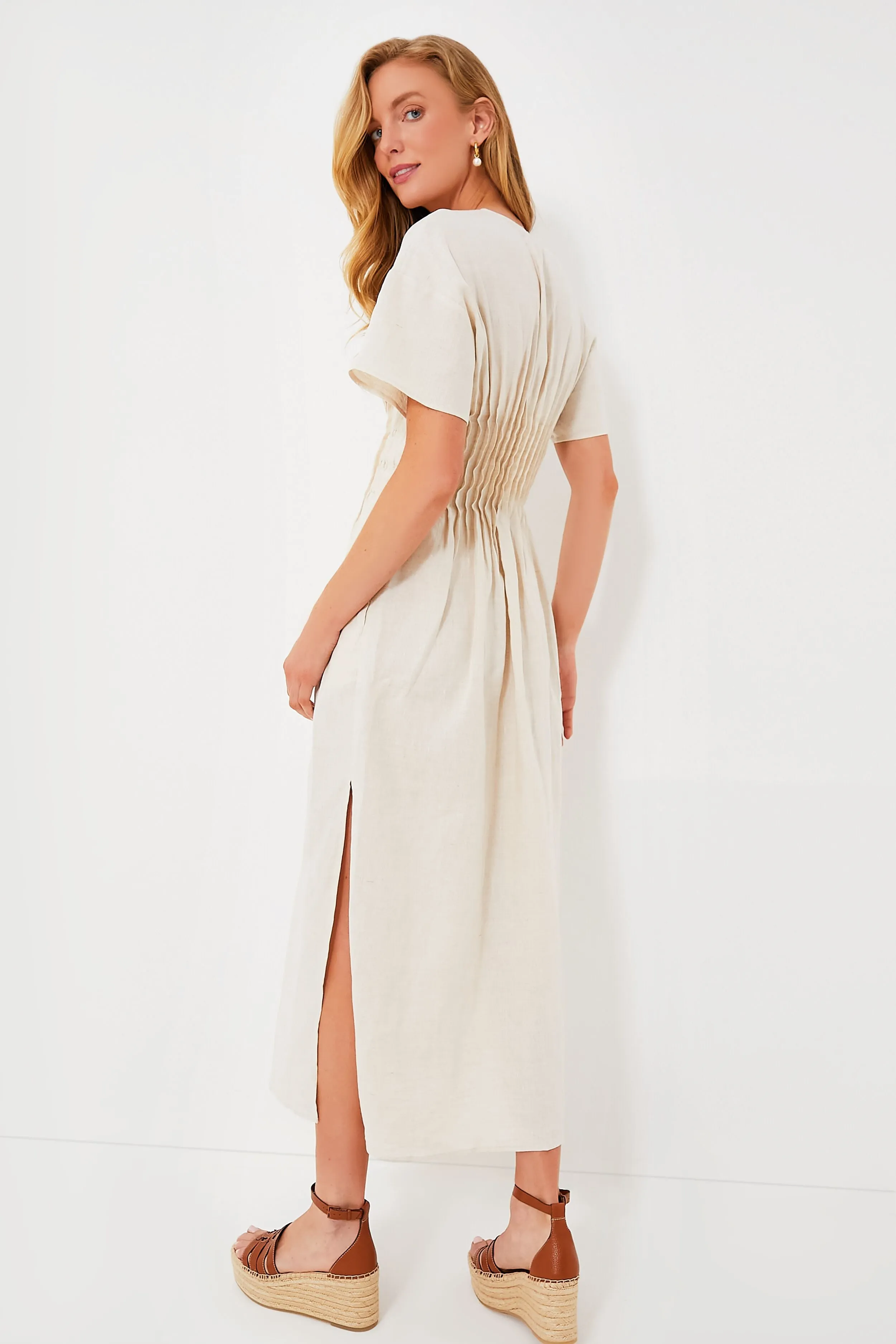Natural Lauretta Midi Dress sold by Tuckernuck product image thumbnail 4