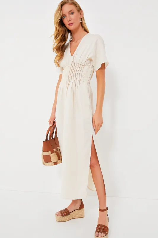 Natural Lauretta Midi Dress sold by Tuckernuck