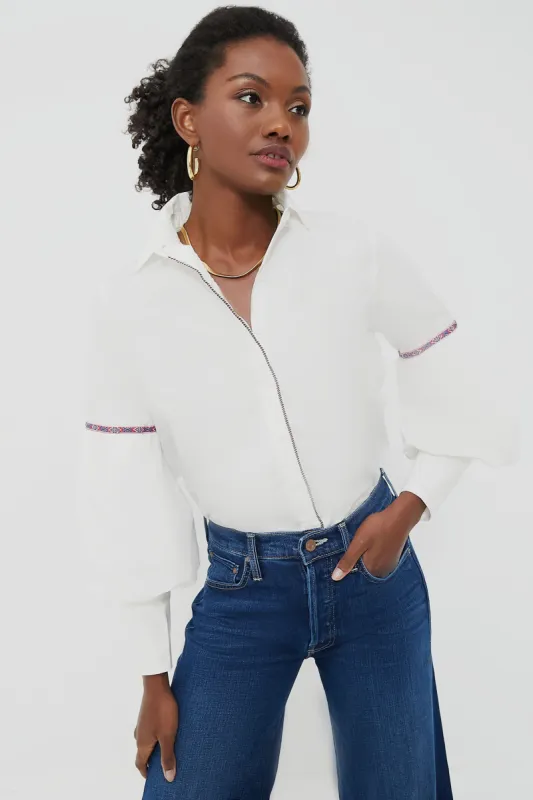 White Trim Molly Shirt sold by Tuckernuck