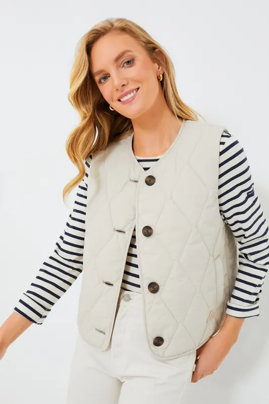 French Oak Kelley Gilet sold by Tuckernuck