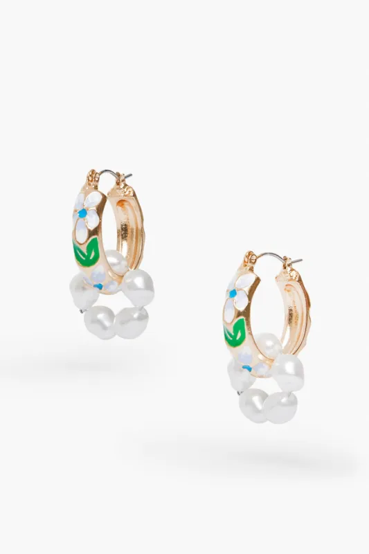 Blue Baroque Earrings sold by Tuckernuck