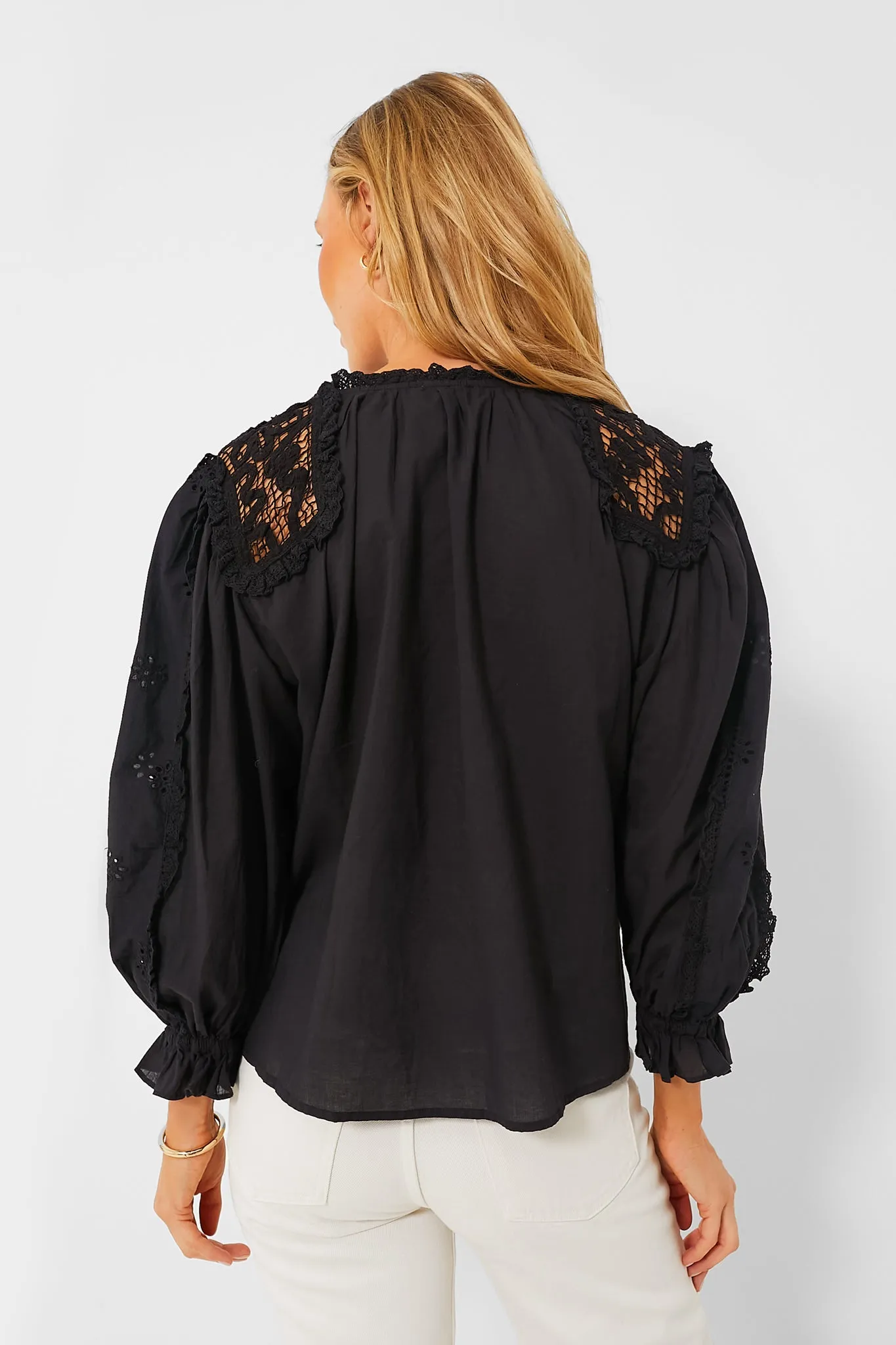 Black Claudia Blouse sold by Tuckernuck product image thumbnail 4