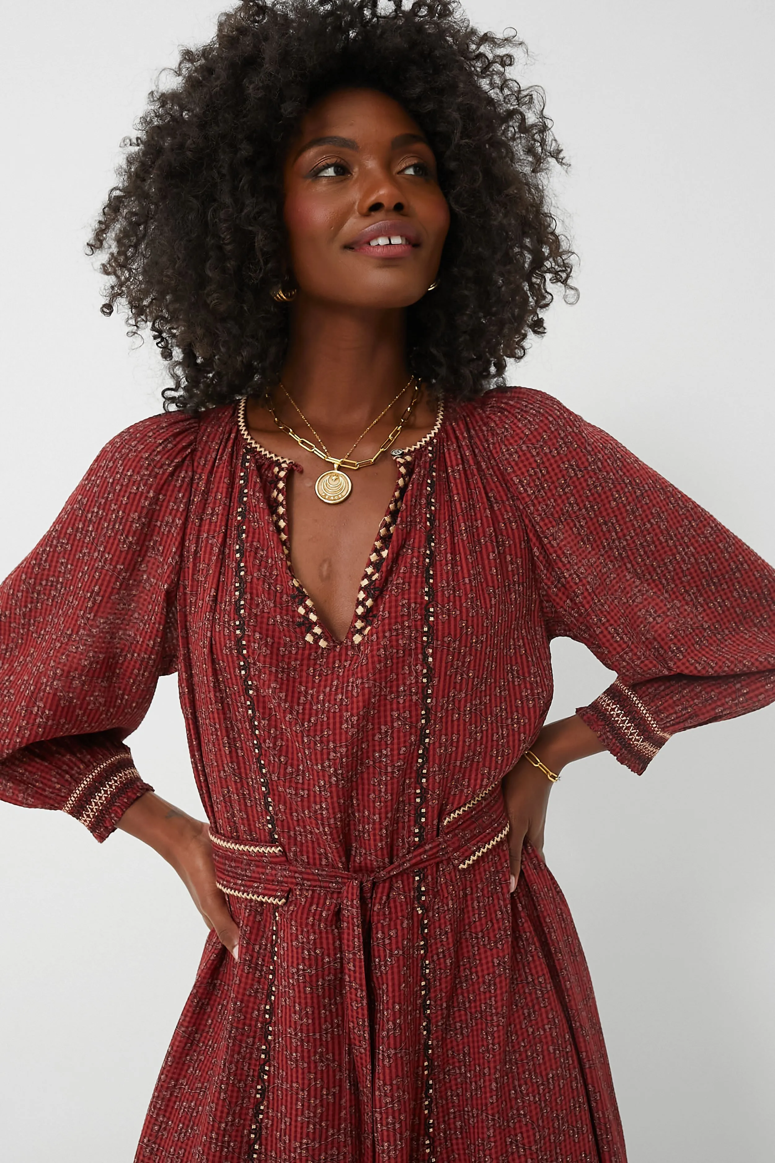 Persan Arabelle Midi Dress sold by Tuckernuck product image thumbnail 2