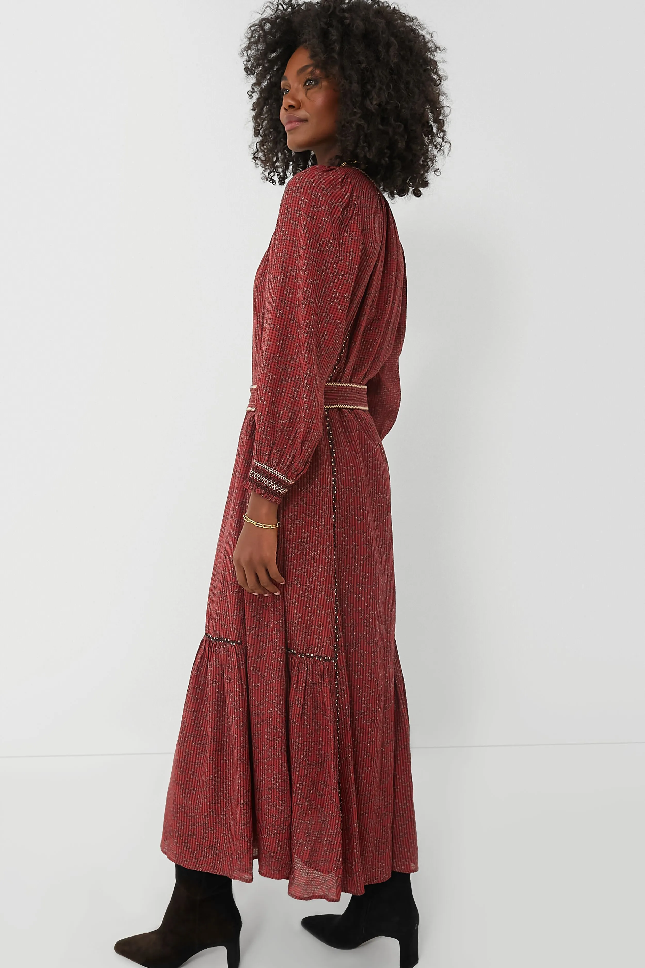 Persan Arabelle Midi Dress sold by Tuckernuck product image thumbnail 3