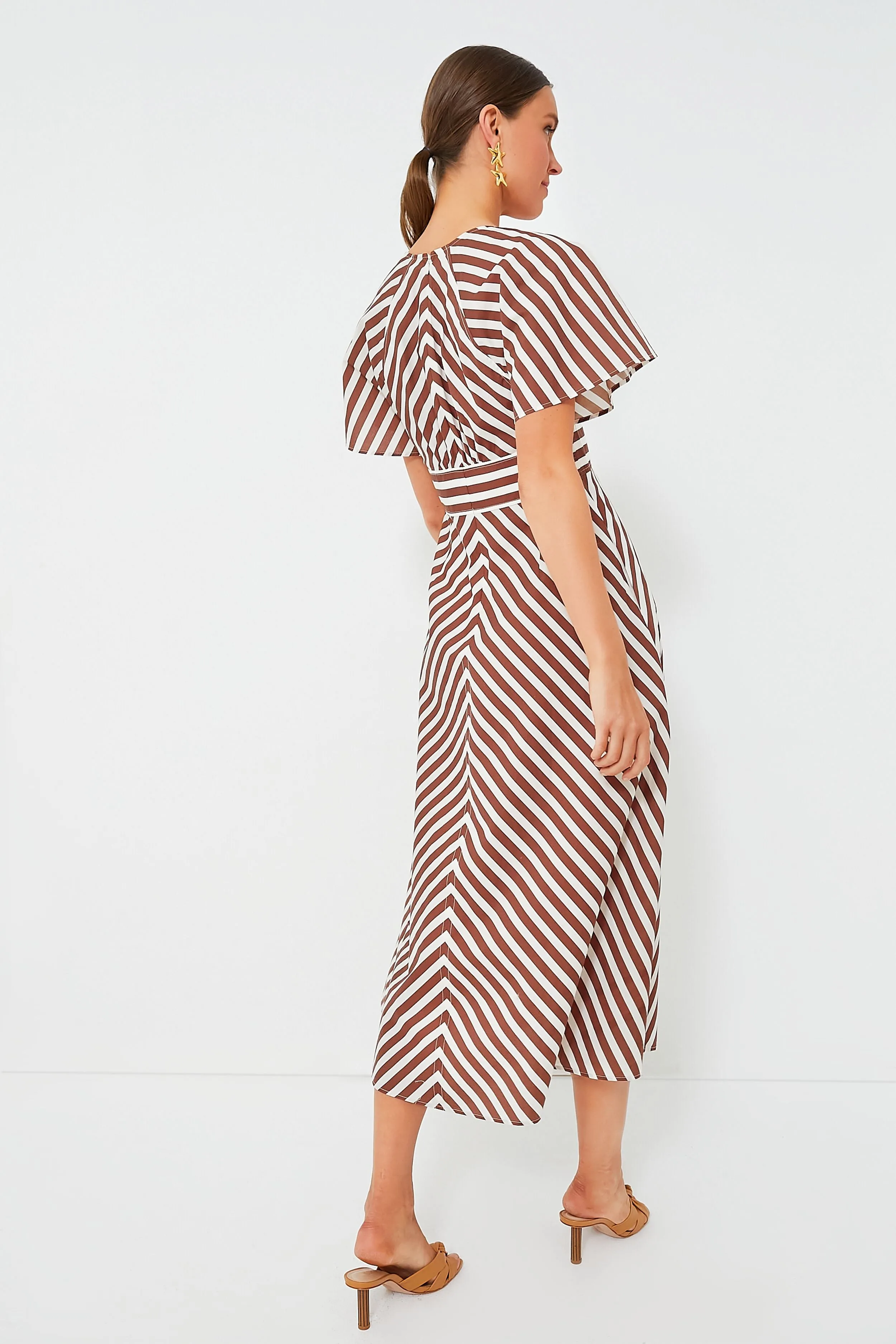 Deep Spice Sorrento Stripe Tie Dress sold by Tuckernuck product image thumbnail 4