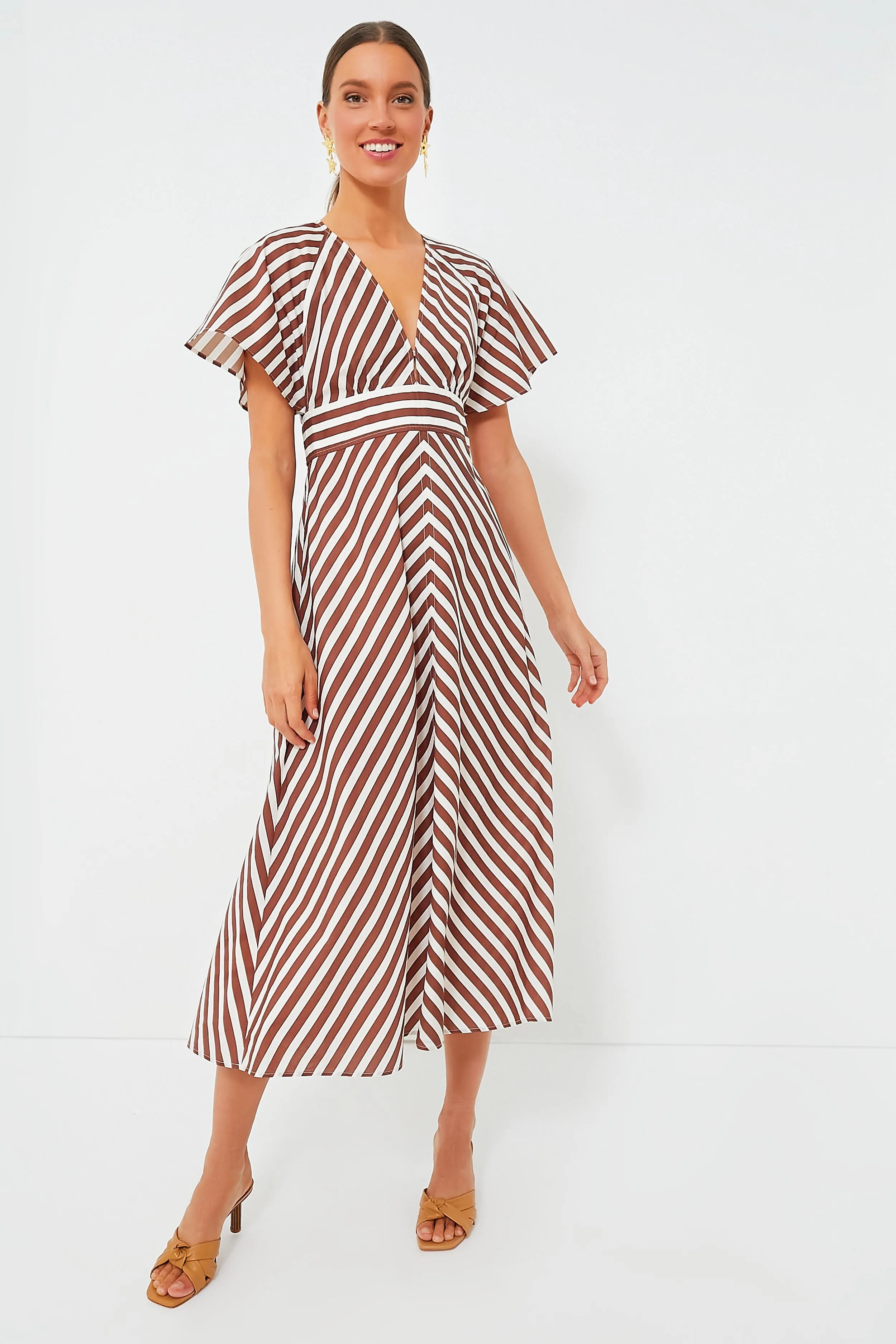 Deep Spice Sorrento Stripe Tie Dress sold by Tuckernuck