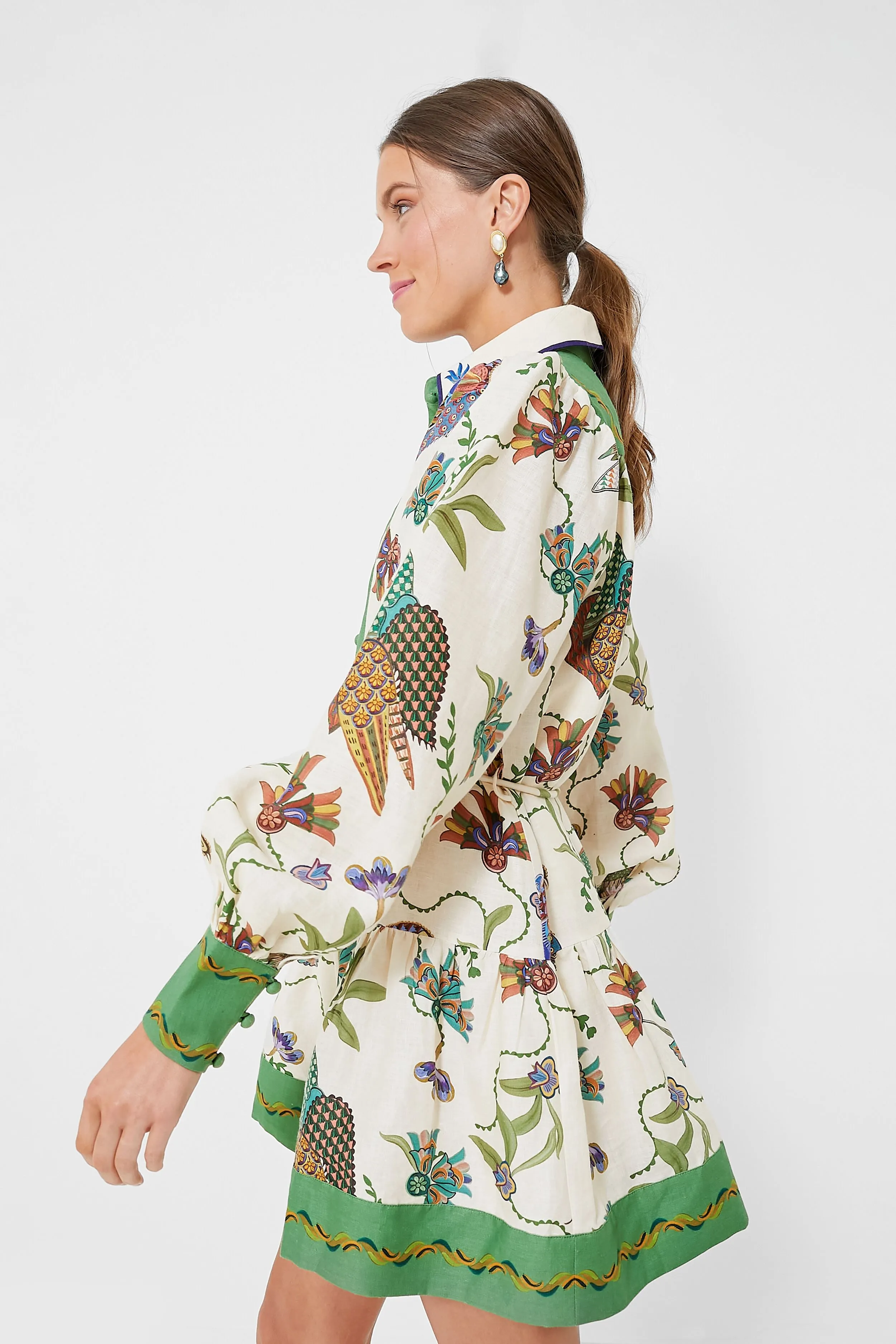 Multi Birdie Mini Dress sold by Tuckernuck product image thumbnail 3