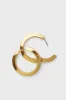 Gold Toni Hinged Hoop Earrings sold by Tuckernuck