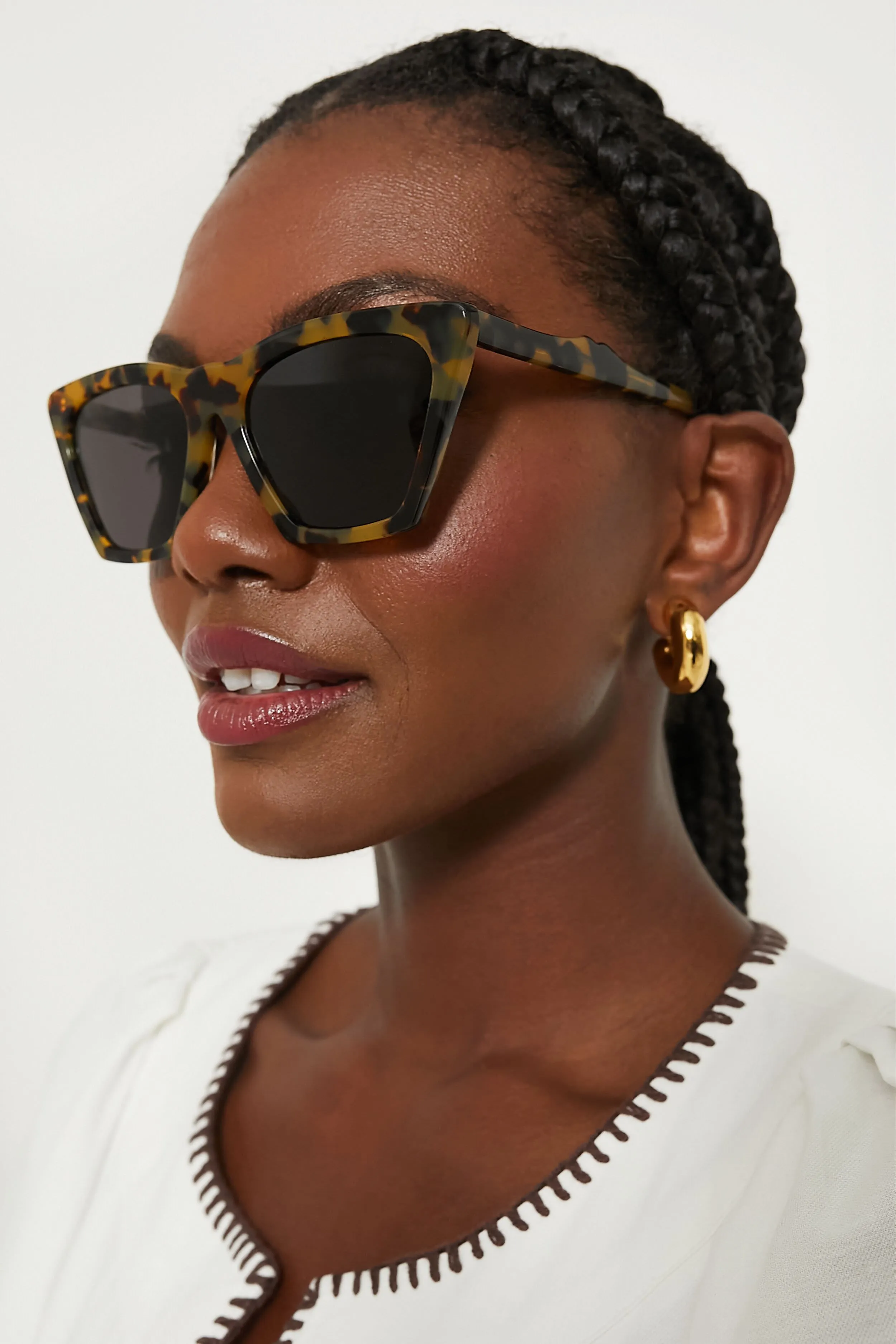 Tortoise Lisbon Sunglasses sold by Tuckernuck product image thumbnail 2