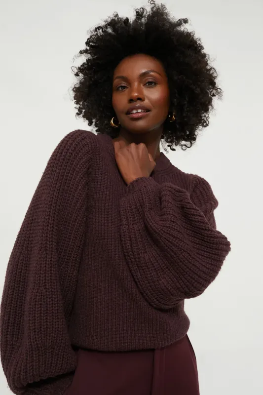 Merlot Aura Sweater sold by Tuckernuck