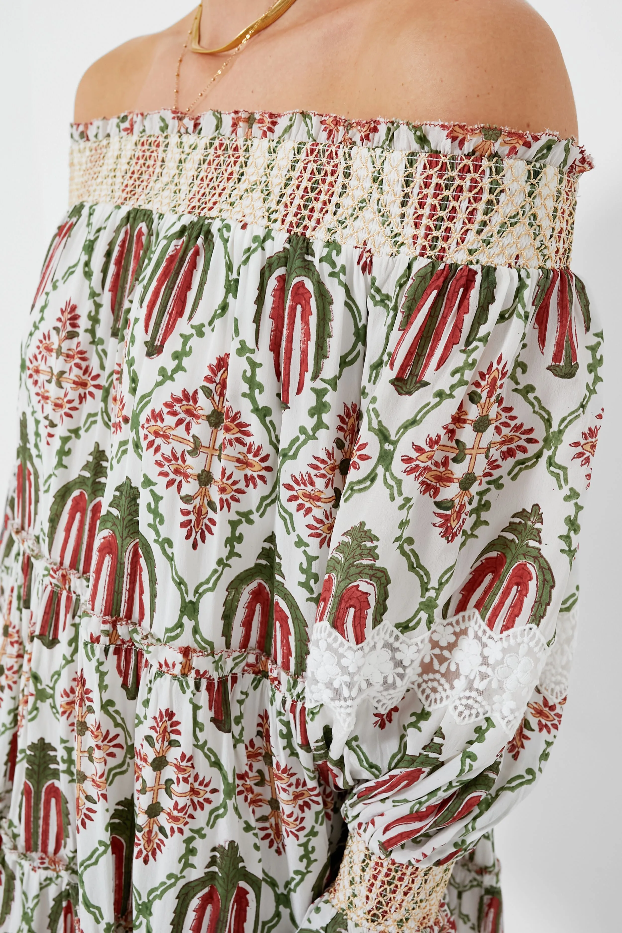 Dapfney Off the Shoulder Dress sold by Tuckernuck product image thumbnail 5