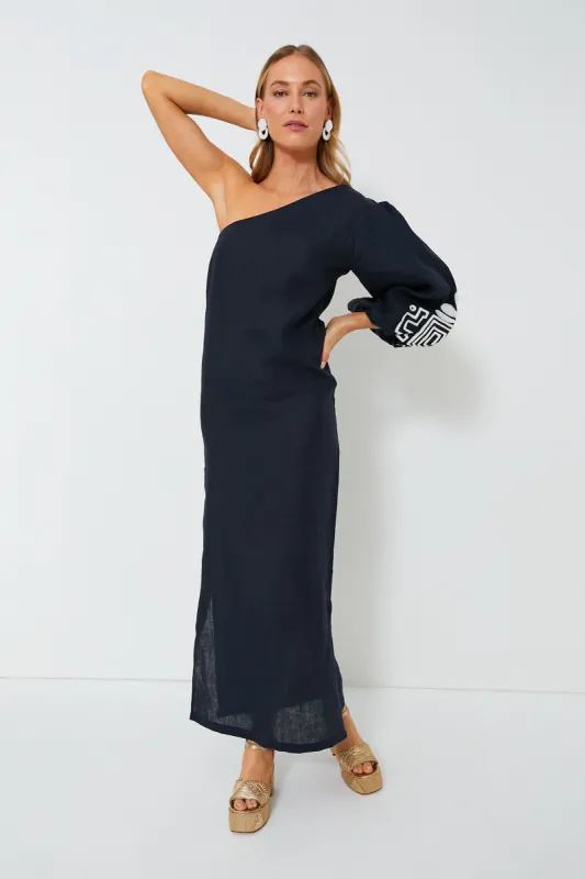 Blue Agatti Maxi Dress made by Tuckernuck