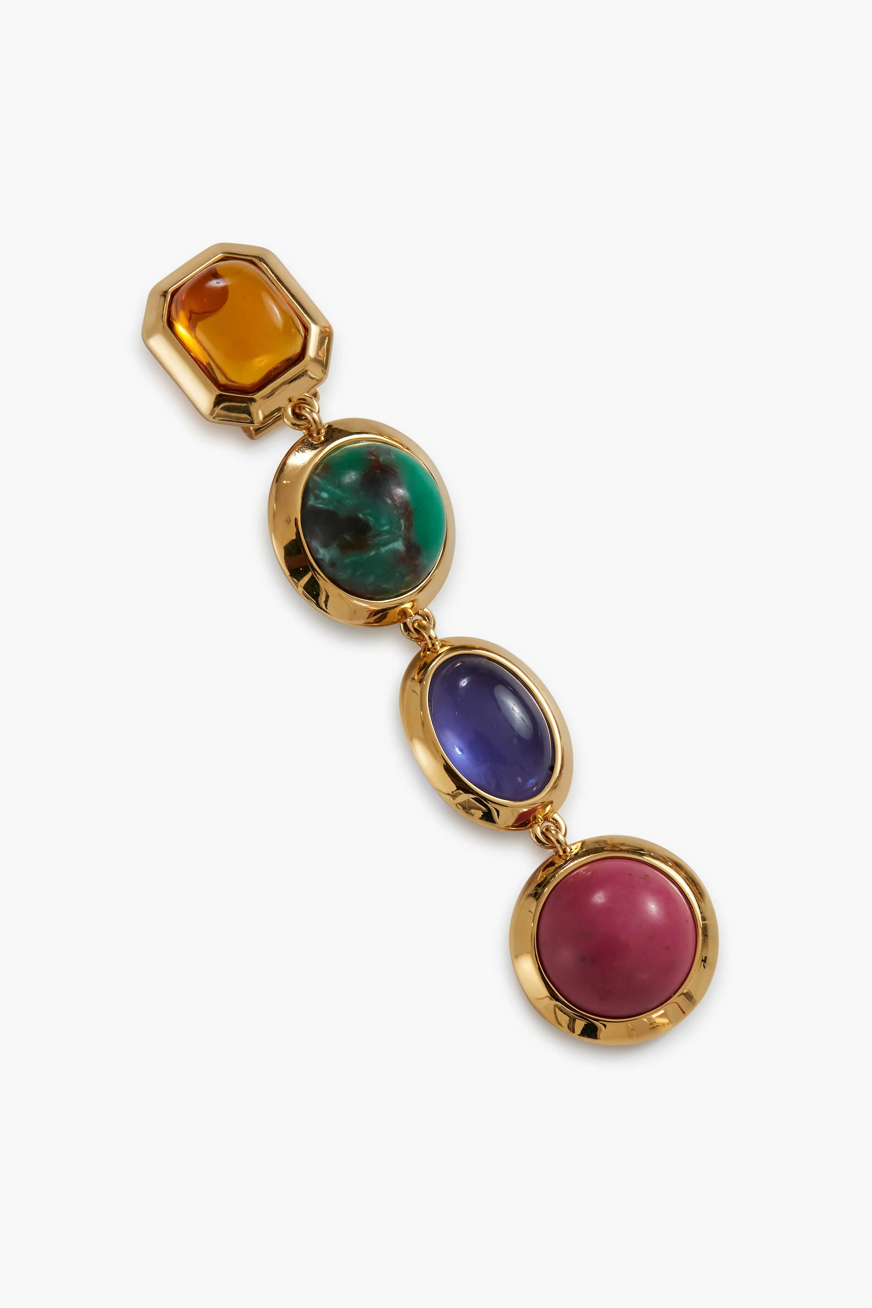 Bezel Jewel Linear Earrings sold by Tuckernuck product image thumbnail 3