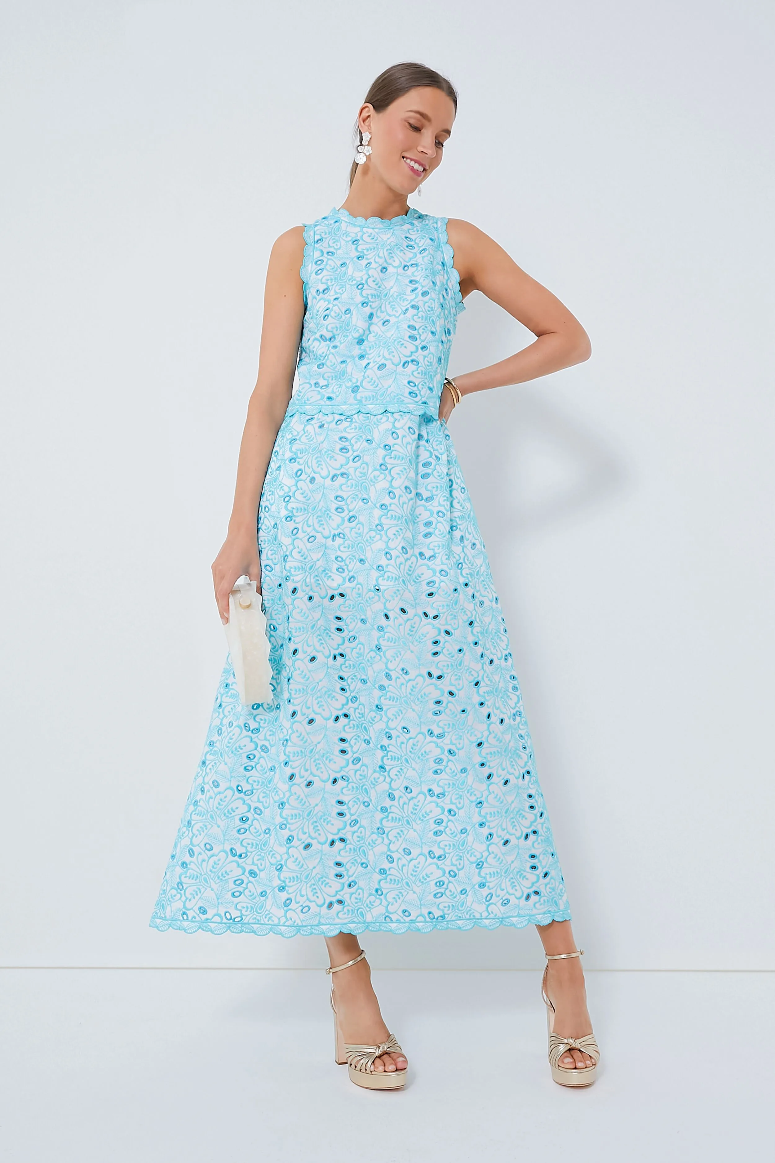 Champagne Nappa Rivka Platform Heels sold by Tuckernuck product image thumbnail 5