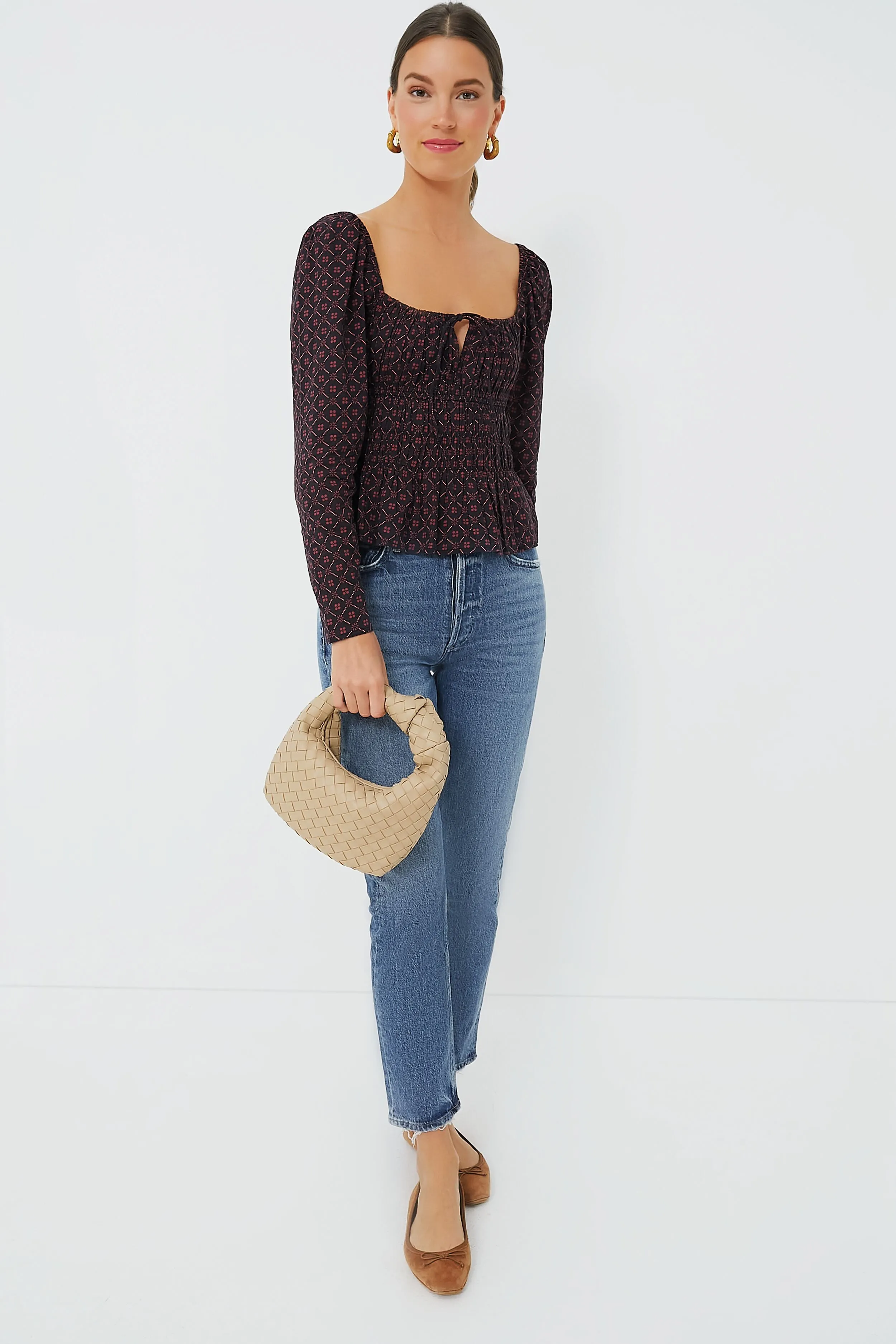 Printed Voile Raphaela Top sold by Tuckernuck product image thumbnail 2