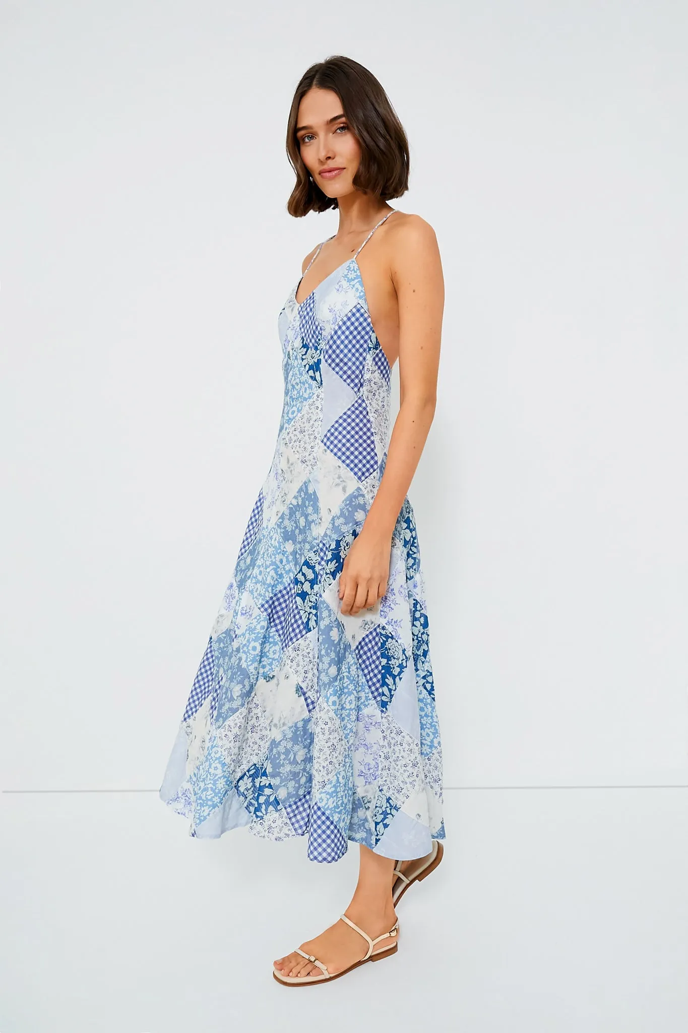 Patchwork Sleeveless Viggy Dress sold by Tuckernuck product image thumbnail 3