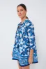 Capri Blue Majolica Tile Bondi Coverup sold by Tuckernuck