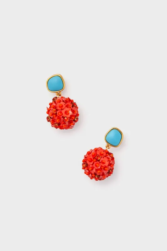 Multi Plumeria Earrings made by Lizzie Fortunato