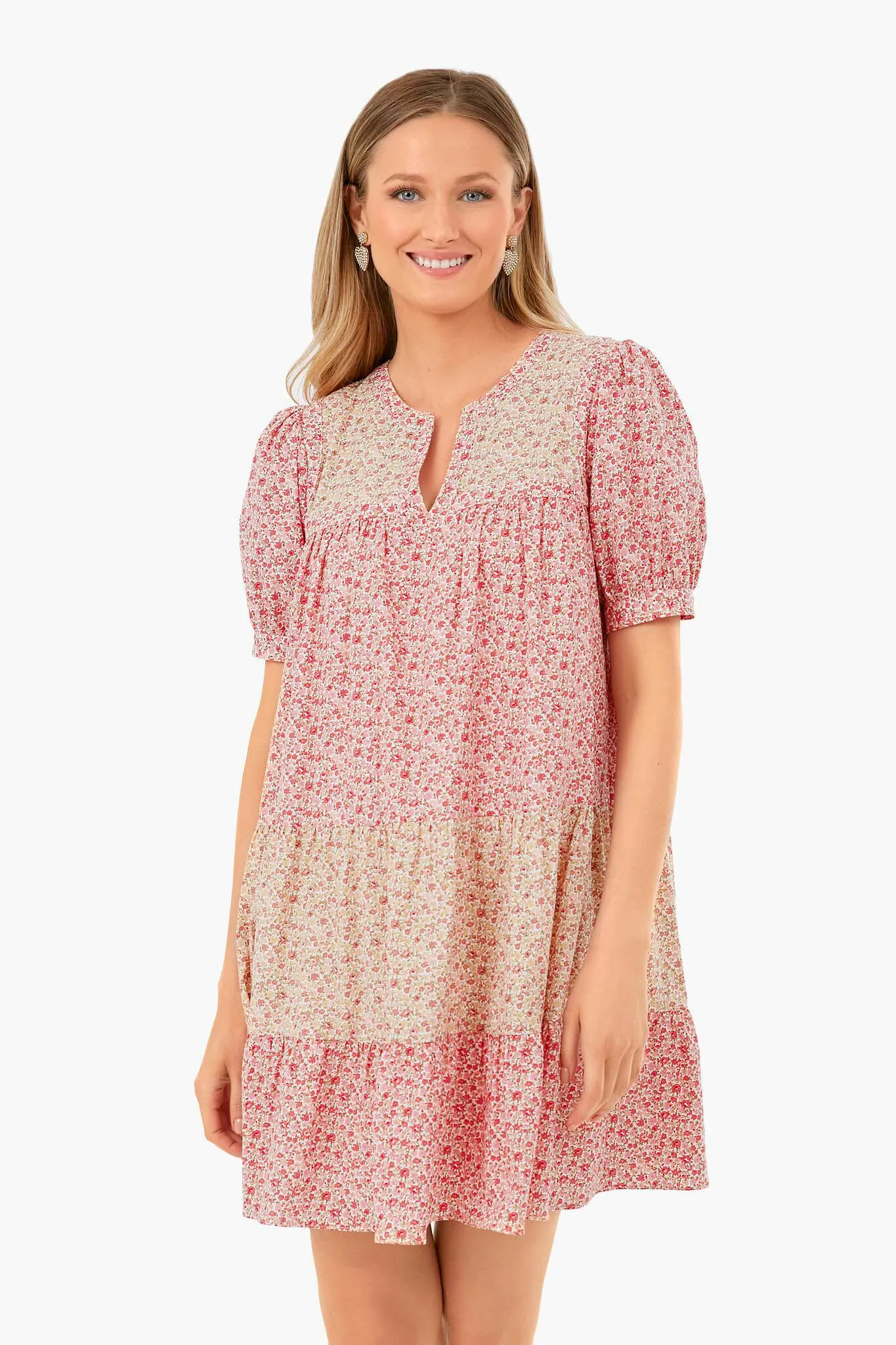 Multi Pink Floral Hana Mini Dress sold by Tuckernuck product image thumbnail 2
