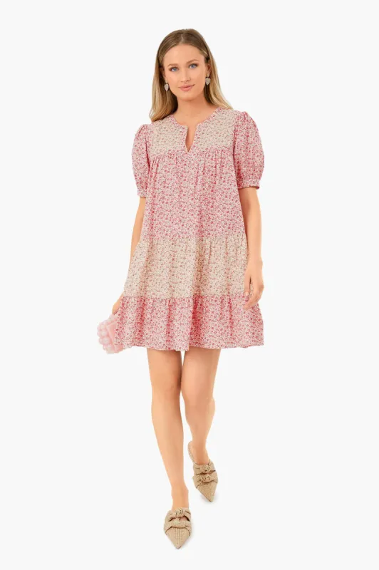Multi Pink Floral Hana Mini Dress sold by Tuckernuck