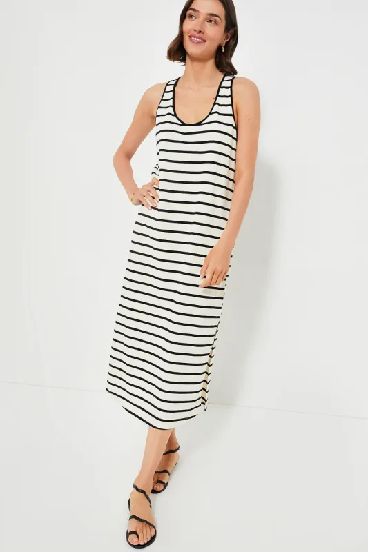 Black Stripe Jax Maxi Dress sold by Tuckernuck