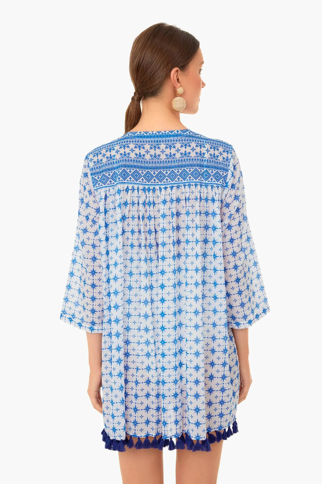Exclusive Plume Periwinkle Seychelles Tunic sold by Tuckernuck product image thumbnail 4
