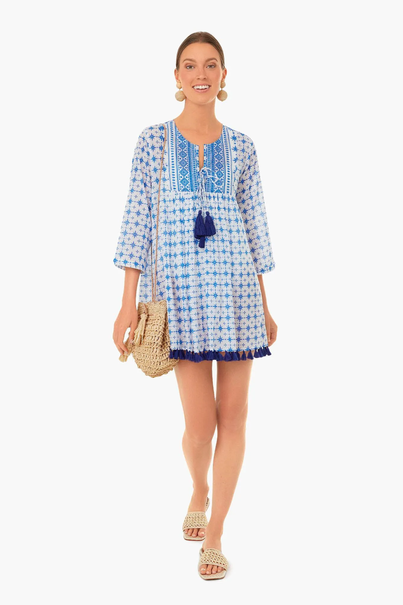 Exclusive Plume Periwinkle Seychelles Tunic sold by Tuckernuck product image thumbnail 2