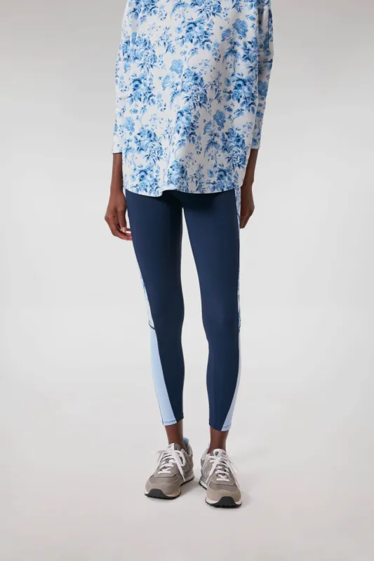 Navy Blue Bouquet Kaylee Legging sold by Tuckernuck