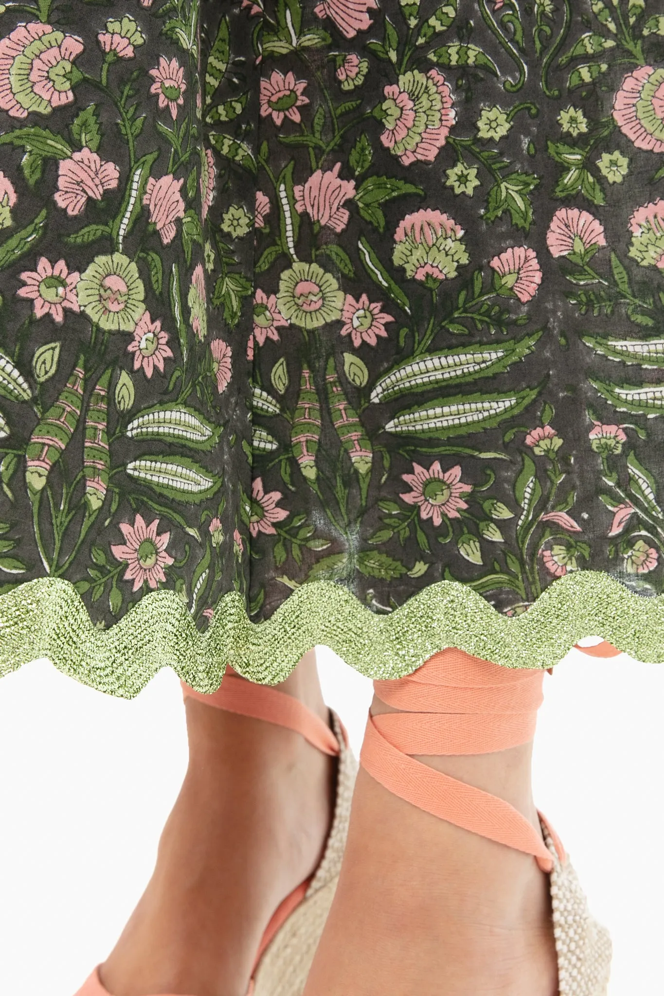 Black and Pistachio 3/4 Sleeve Maxi Shirt Dress sold by Tuckernuck product image thumbnail 5