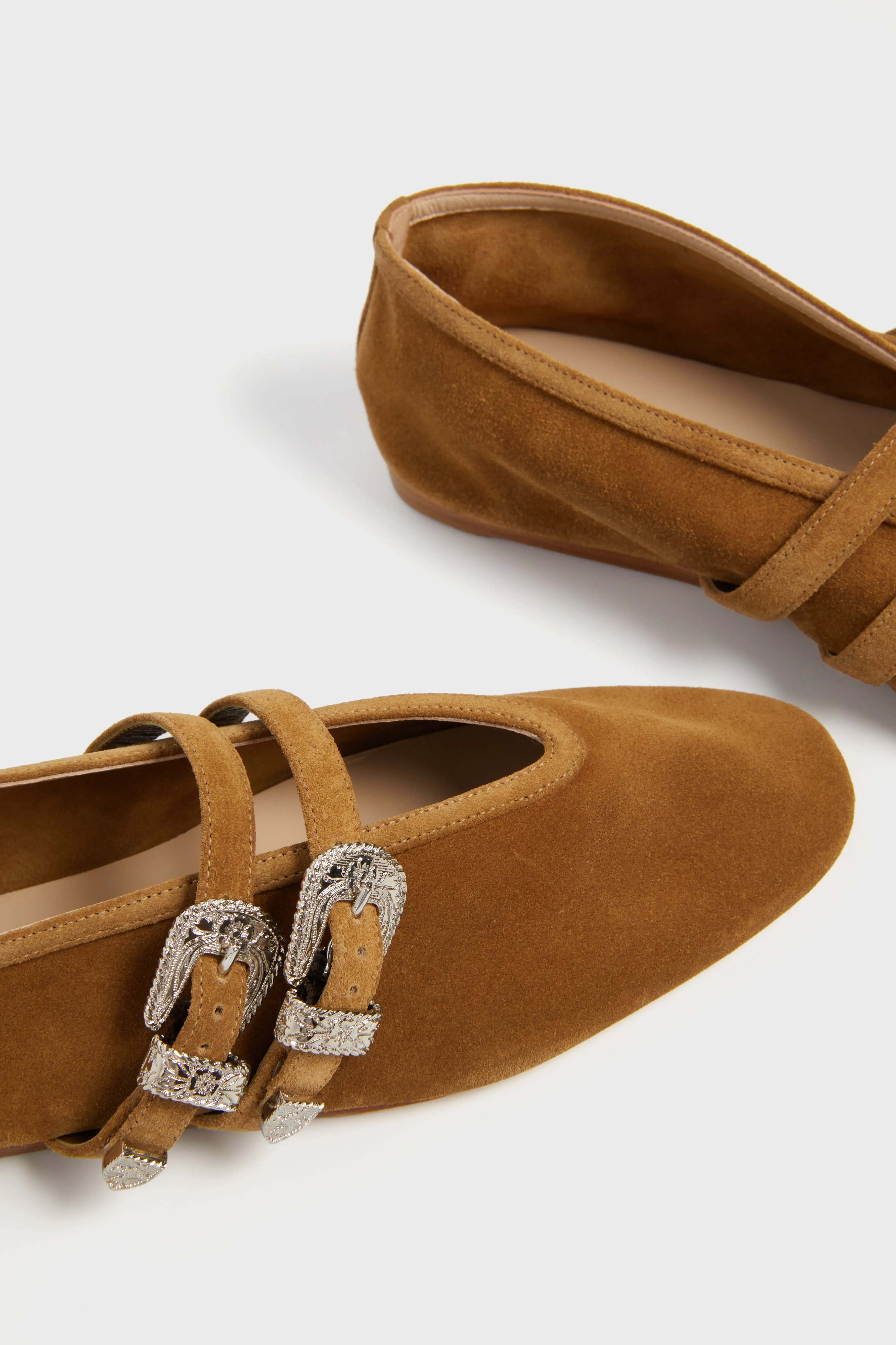 Taupe Claudia Ballet Slippers sold by Tuckernuck product image thumbnail 4