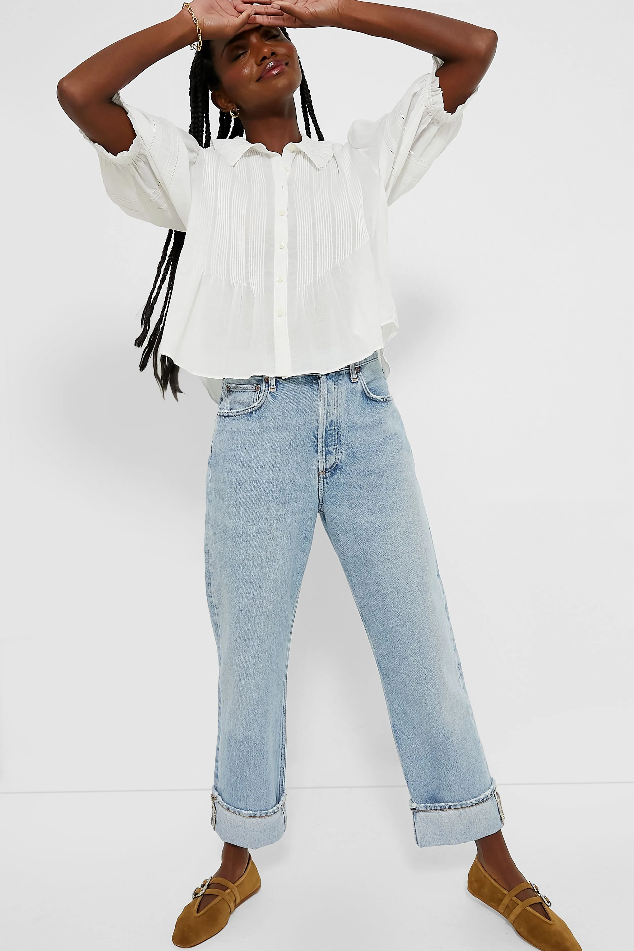 Taupe Claudia Ballet Slippers sold by Tuckernuck product image thumbnail 5