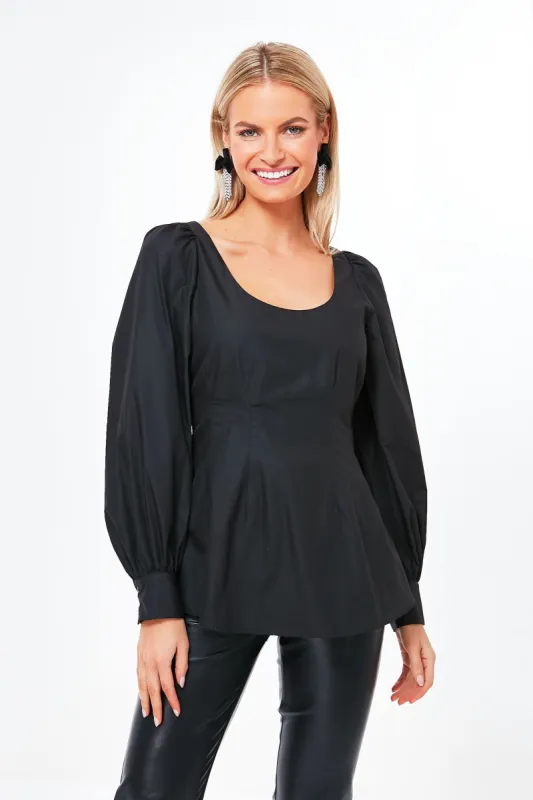 Black Dianne Top sold by Tuckernuck
