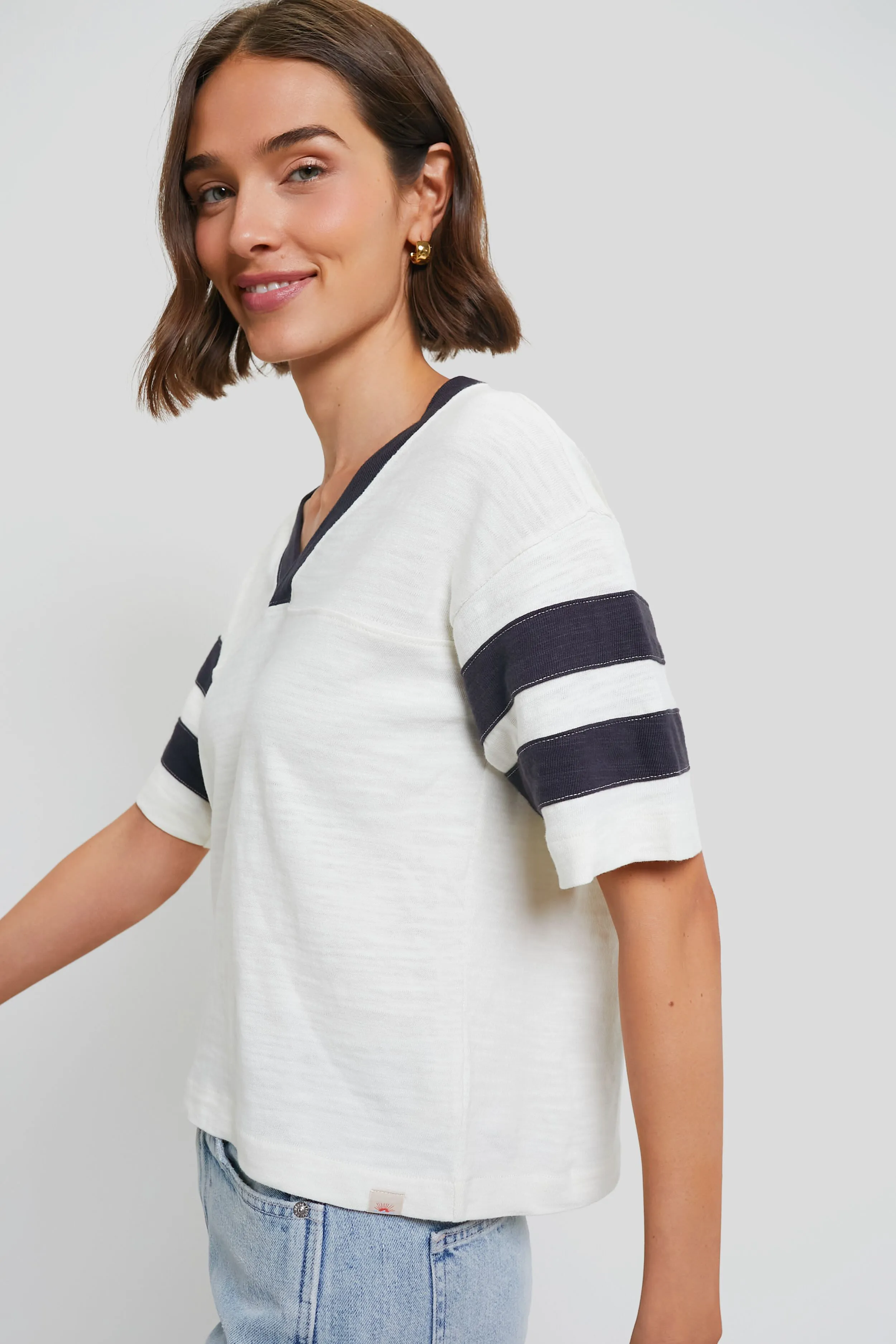 Phantom Varsity Sunwashed Slub Varsity Tee sold by Tuckernuck product image thumbnail 3