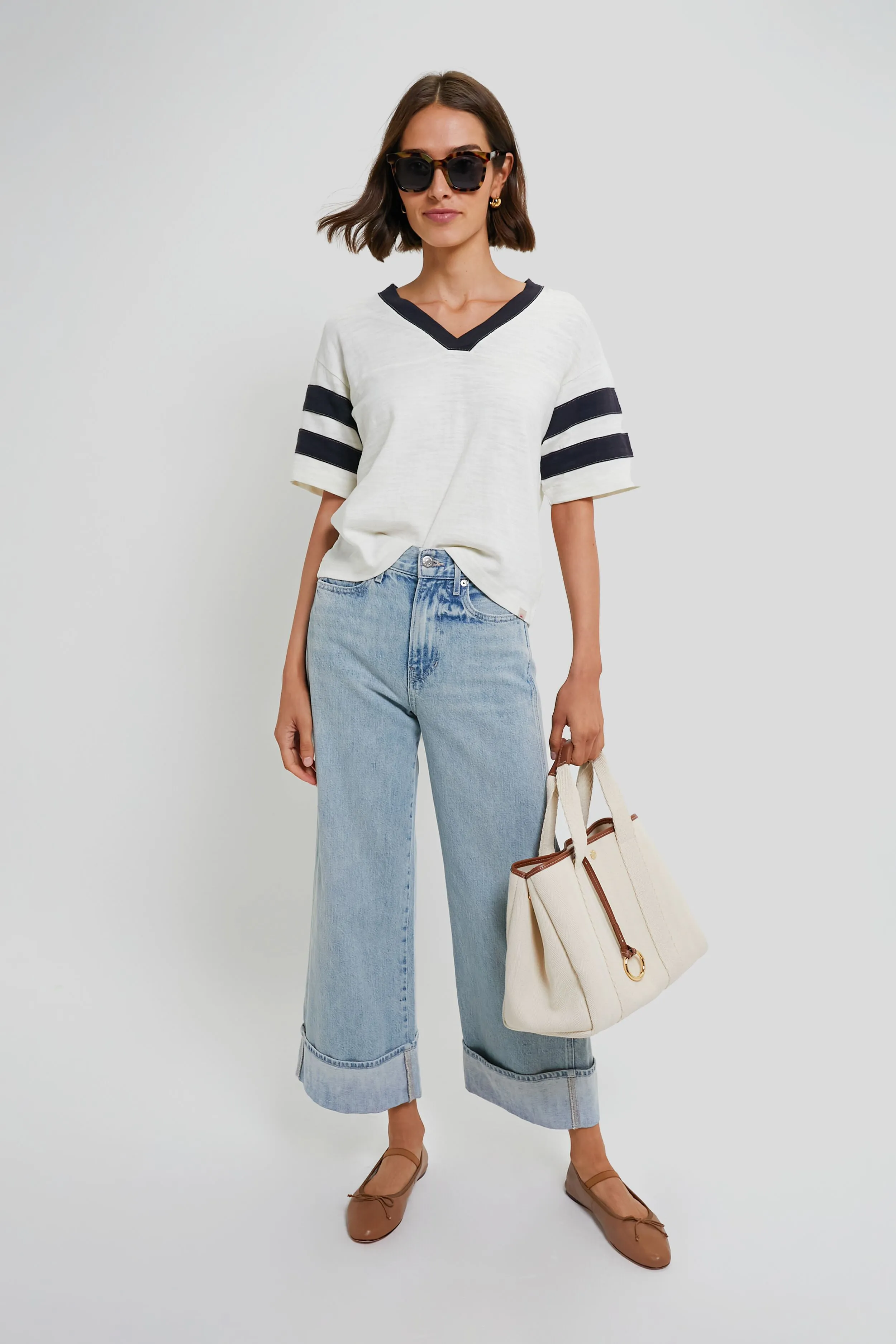 Phantom Varsity Sunwashed Slub Varsity Tee sold by Tuckernuck product image thumbnail 2