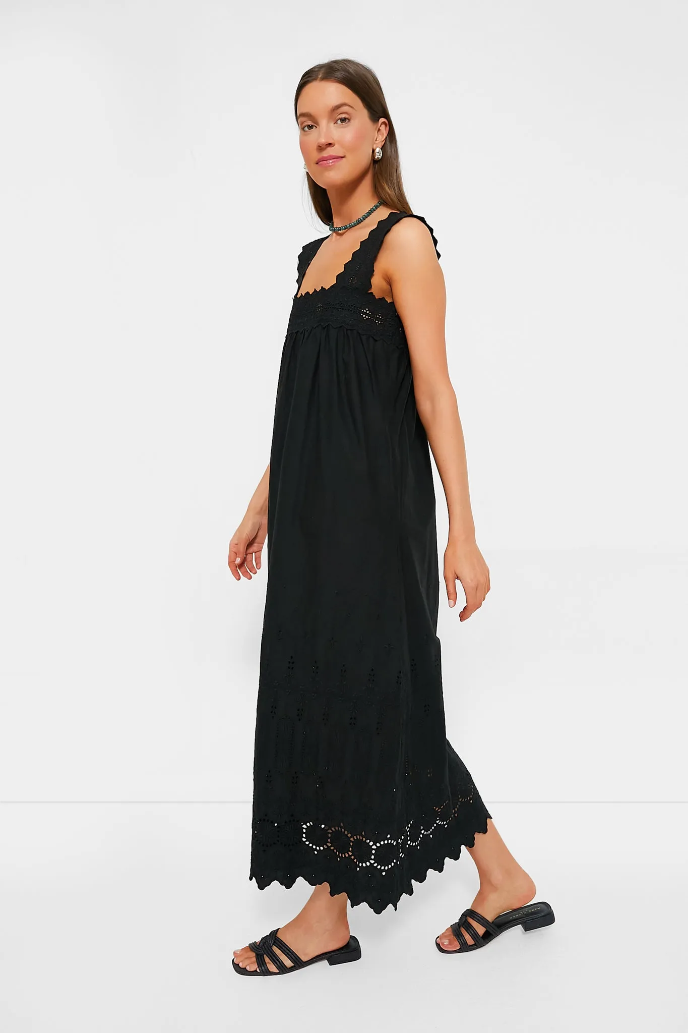Black Amelia Shift Dress sold by Tuckernuck product image thumbnail 3
