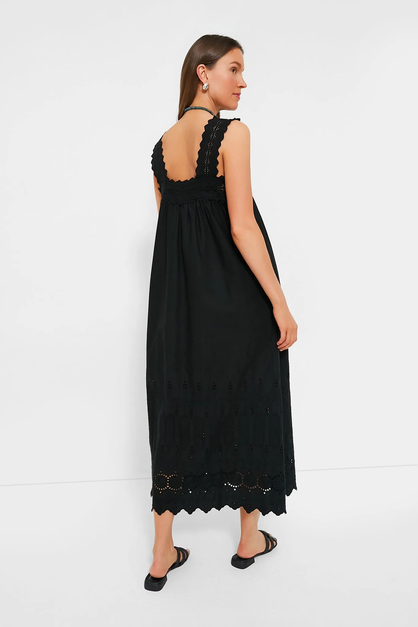 Black Amelia Shift Dress sold by Tuckernuck product image thumbnail 4